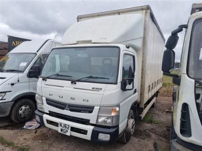 2012 Mitsubishi Fuso Canter 7C15 4x2 Curtainsider