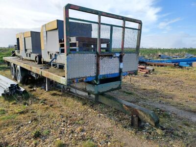 1993 Tandem Axle Drawbar Flat Trailer - 2