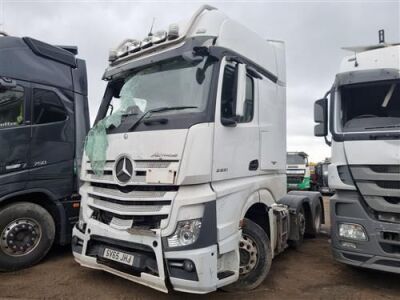 2015 Merc Actros 2551 6x2 Midlift Tractor Unit