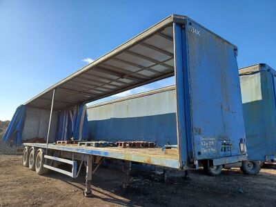 1995 Fruehauf Triaxle Curtainside Trailer - 2