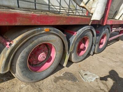 1988 Fruehauf Triaxle Curtainside Trailer - 4