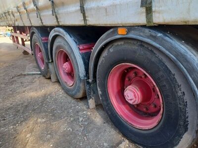 1988 Fruehauf Triaxle Curtainside Trailer - 5