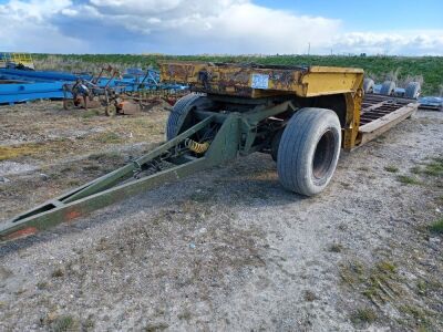 Single Axle Steel Stepframe 4 in Line Trailer