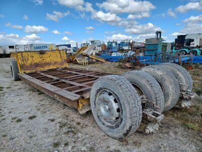 Single Axle Steel Stepframe 4 in Line Trailer - 4