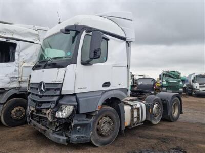 2014 Merc Actros 2543 Euro 6 6x2 Midlift Multi Lift Tractor Unit