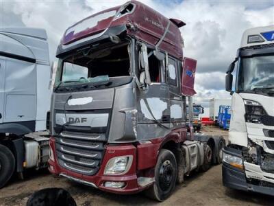 2017 DAF XF480 Super Space 6x2 Mid Lift Tractor Unit 