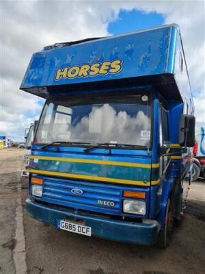 1990 Ford Iveco 0813 4x2 Horse Box