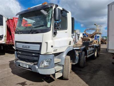 2017 DAF CF400 8x4 Chassis Cab