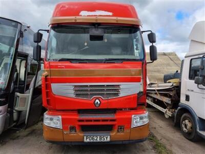 2012 Renault Premium Drawbar Rear Lift 6x2 Flat  - 2