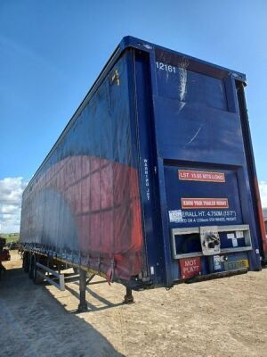 2012 Donbur 15.65m Triaxle Curtainside Trailer - 4