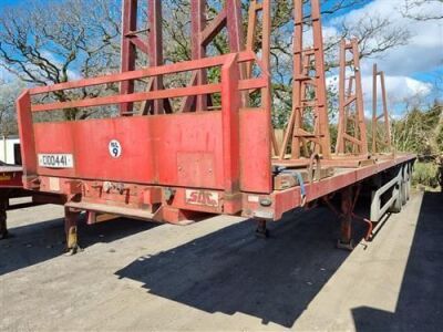 2002 SDC Triaxle Flat Trailer - 2