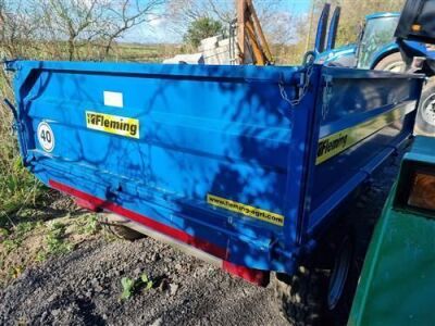 2020 Unused Fleming TR4 Single Axle Tipping Trailer - 3