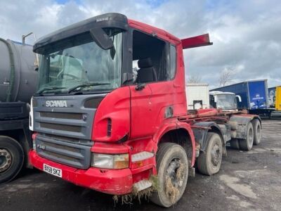 2008 Scania P340 8x4 Big Hook Loader