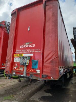 2008 Samro Triaxle Curtainside Trailer