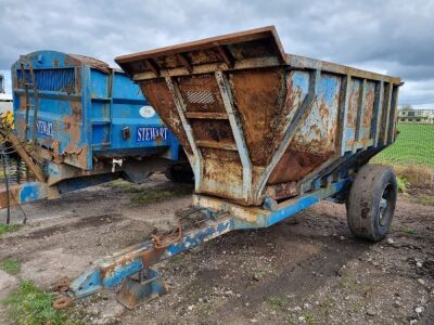 Single Axle Drawbar Tipper Trailer