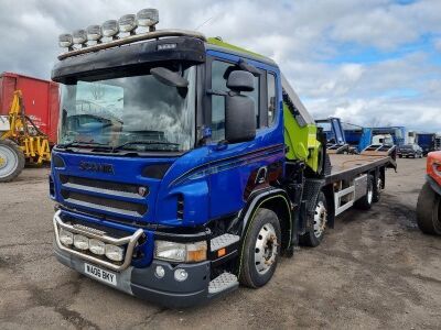 2006 Scania 8x2 Rear Steer Crane Beavertail