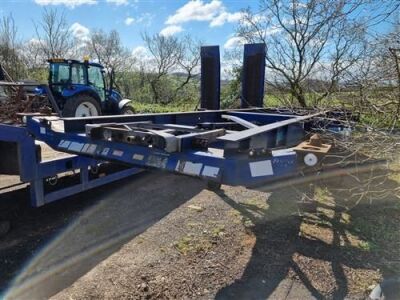 2005 Dennison Triaxle Sliding Skeletal Trailer - 13