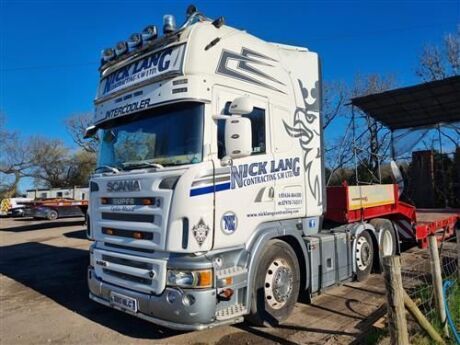 2005 Scania R580 V8 Topline Midlift 6x2 Twin Steer Tractor Unit