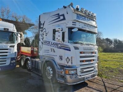 2005 Scania R580 V8 Topline Midlift 6x2 Twin Steer Tractor Unit - 3