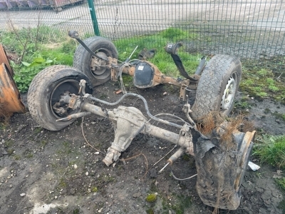 2 x Mercedes Rear Axle Assemblies