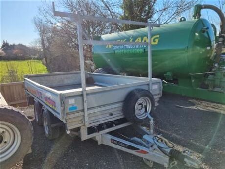 2020 Nugent Tandem Drawbar 3500kg Dropside Tipping Trailer