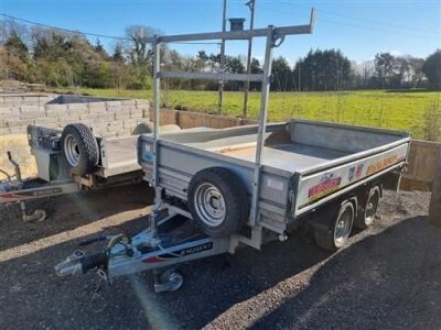 2020 Nugent Tandem Drawbar 3500kg Dropside Tipping Trailer - 2