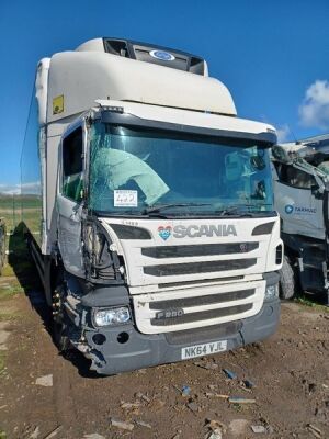 2014 Scania P280 6x2 Rear Lift Fridge Rigid