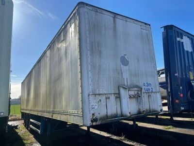 1997 Montracon Triaxle Box Van Trailer - 2