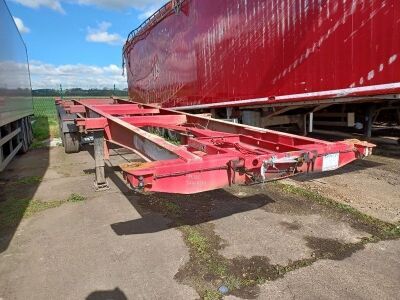 2003 General Trailers Triaxle Sliding Skeletal Trailer