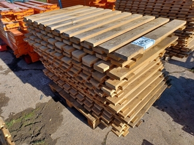 Quantity of Wooden Pallet Racking Shelves