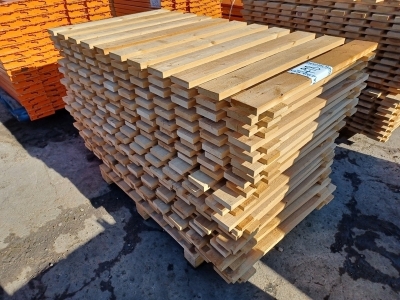 Quantity of Wooden Pallet Racking Shelves