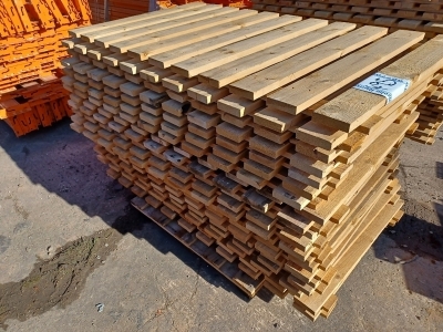 Quantity of Wooden Pallet Racking Shelves