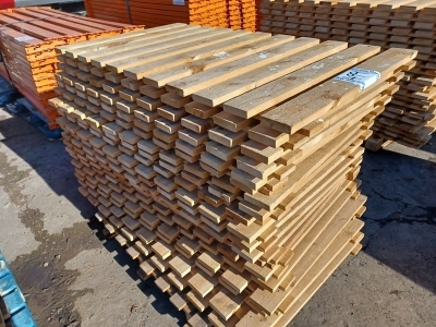 Quantity of Wooden Pallet Racking Shelves