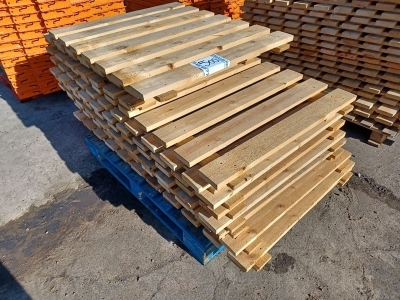 Quantity of Wooden Pallet Racking Shelves