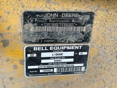 2013 Bell L1806E High Lift Loading Shovel - 15