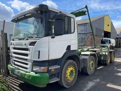 2005 Scania P340 8x4 Big Hook Loader