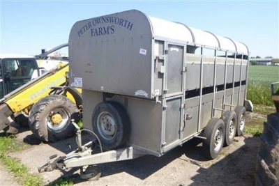 Graham Edwards Triaxle Drawbar Livestock Trailer