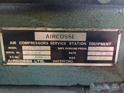 1994 Aircosse 3 Phase Workshop Compressor - 3