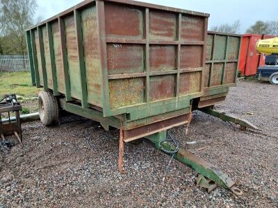 Single Axle Drawbar Tipping Trailer