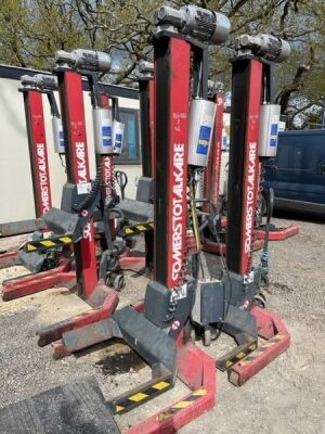  6 x 2010 Somerstotalkare RGE Mobile Column Lifts - 2