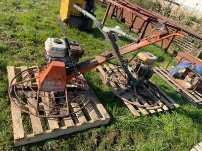 2 x Concrete Power Floats