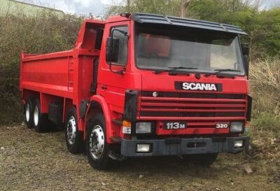 1995 Scania 113 320 8x4 Steel Body Tipper