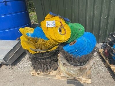 Pallet of Sweeper Brushes