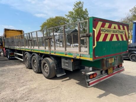 2013 Geoff Burse Triaxle Dropside Flat Trailer