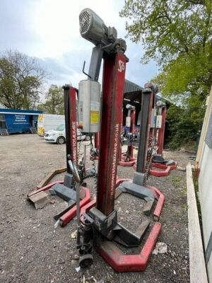  4 x 2008 Somerstotalkare RGE Mobile Column Lifts - 3