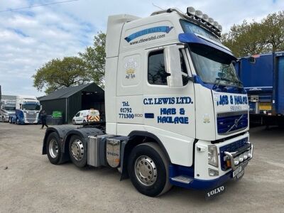 2011 Volvo FH500 Globetrotter 6x2 Mid Lift Tractor Unit
