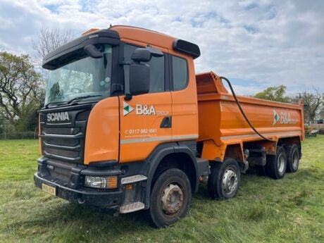 2016 Scania R450 8x4 Steel Body Tipper