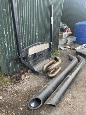 Rear Cab Bracket + Exhaust Stacks + Silencer - 3