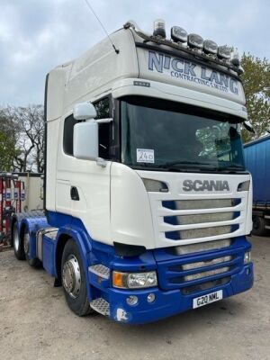 2015 Scania R450 Topline Midlift Tractor Unit