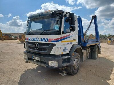 2011 Mercedes 1824 4x2 Telescopic Skip Loader